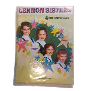 Lennon Sisters Vintage 1959 Cut-Out Dolls Set NEW